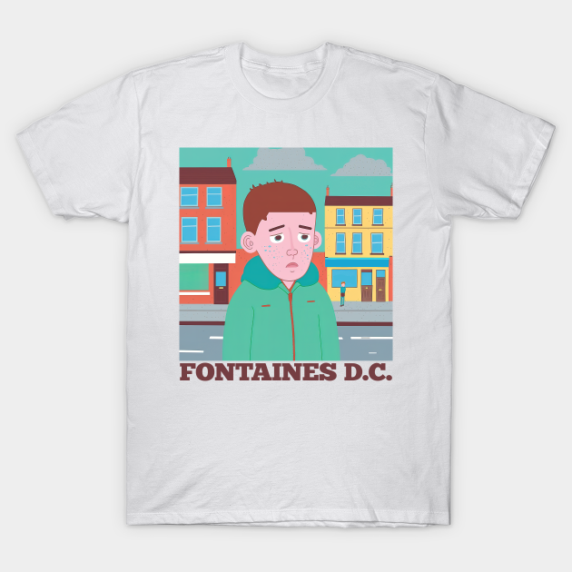 Fontaines D.C. 'Gothic Logo' (Black) T-Shirt NEW OFFICIAL - Foto 11